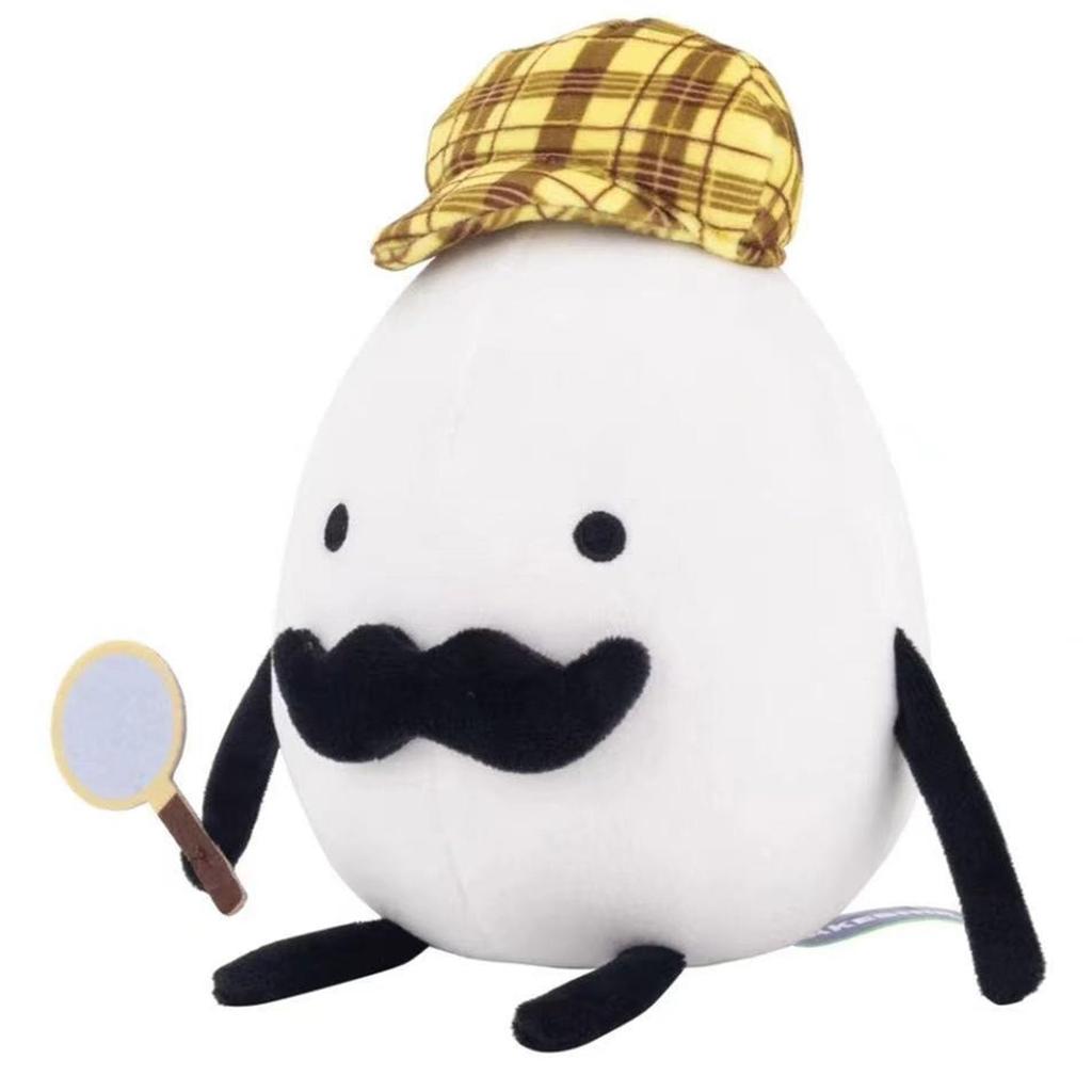 Detective Egg Secret Housekeeper Plush Doll Soft Roblox Goods Secret Staycation Plush Toy Height 24cm Approx. [Used]