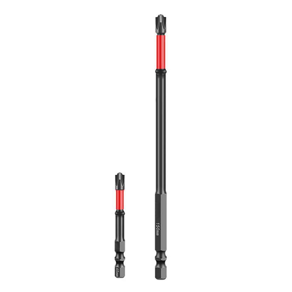 Heavy-duty Electrical Screwdriver Set Durable Impact Screwdriver Bit Set with Magnetic Slotted Heads Corrosion for Slot for Diy