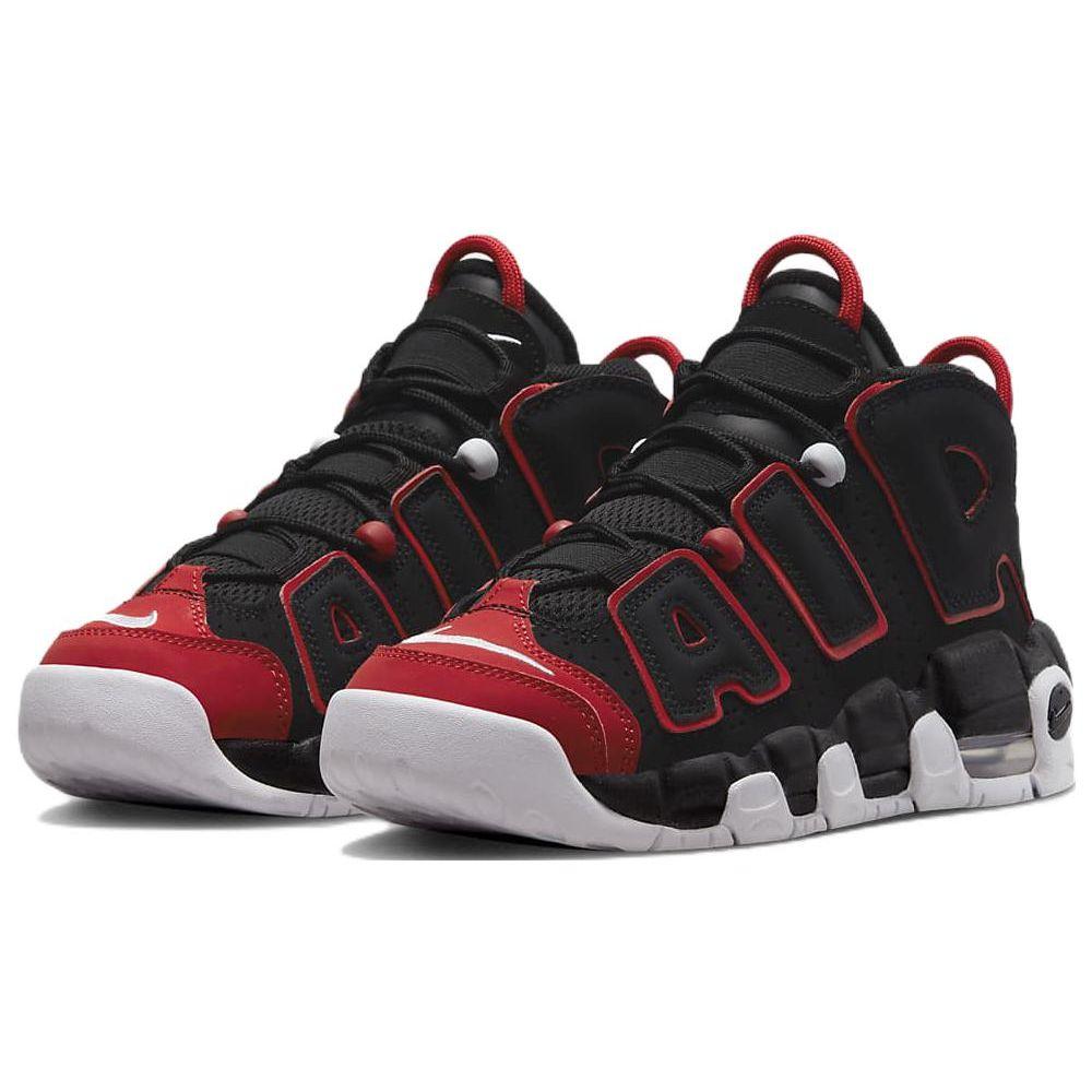 Nike Air More Uptempo GS Červená špička Basketbalové boty Černá/Červená/Bílá FB1344-001