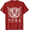 Roma Invicta RoUnisex Empire SPOR Ancient Rome Unisex TShirt Short Sleeve Casual 100 Cotton ONeck Summer Shirt
