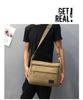 Herren Canvas Umhängetasche mit großer Kapazität und mehreren Fächern für Outdoor-Sportarten