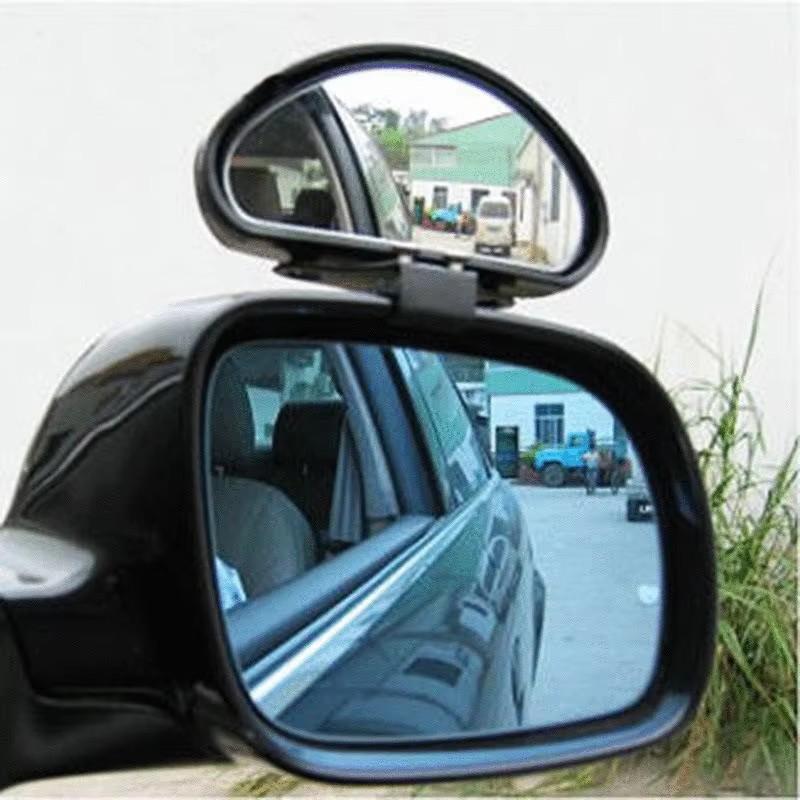 Adjustable Blind Spot Mirror Wide Angle Car Side Mirrors with Easy Snap-On Installation Parking Assistance Auxiliary Rearview Mirror for Cars
