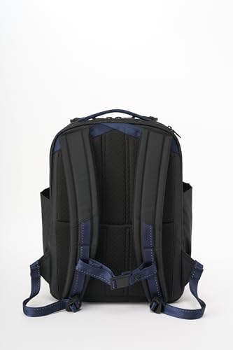 Samsonite Red Z-ZIP Backpack S, Business Bag, Official Japanese Product, Fits 15-inch Laptop, Men's and Women's, PVC Coating, Black/Navy, One Size