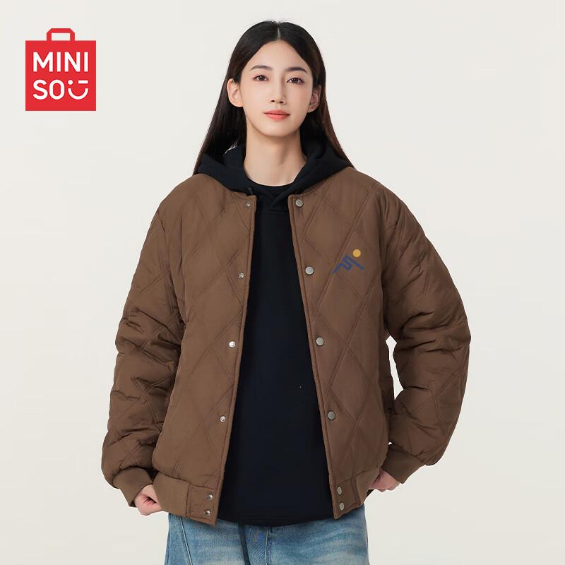 

MINISO Men s Thickened Winter Baseball Padded Jacket 3XL