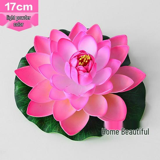 Artificial Lotus Leaf Water Lily for Pond, Fish Tank Decoration, Landscaping, or Buddha Ornaments