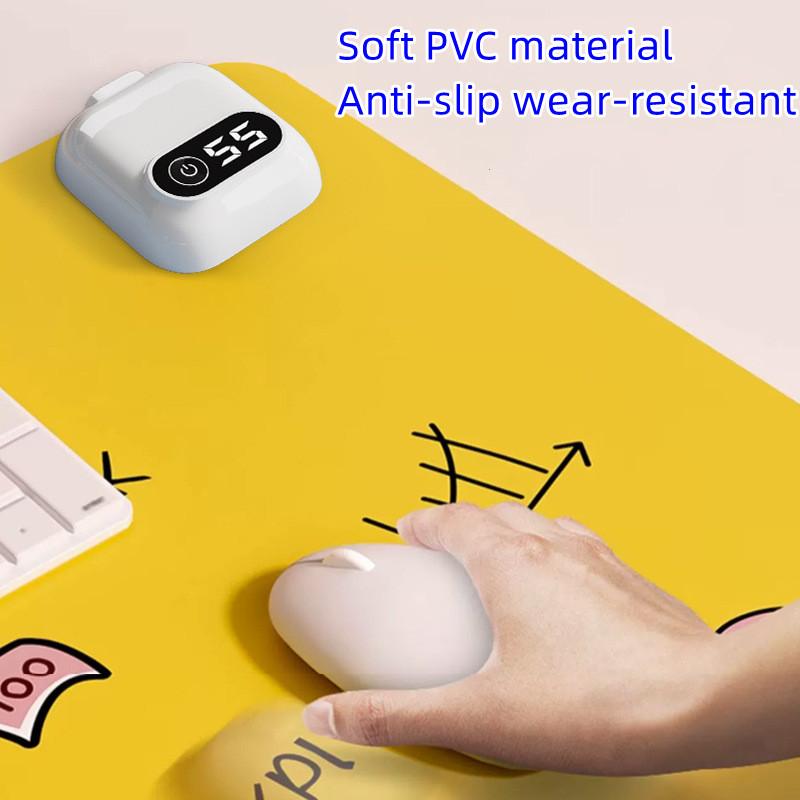Electric Heat Mouse Pad Table Mat Display Temperature Heating Mouse Pad Keep Warm Hand For Office Computer Desk Keyboard Winter