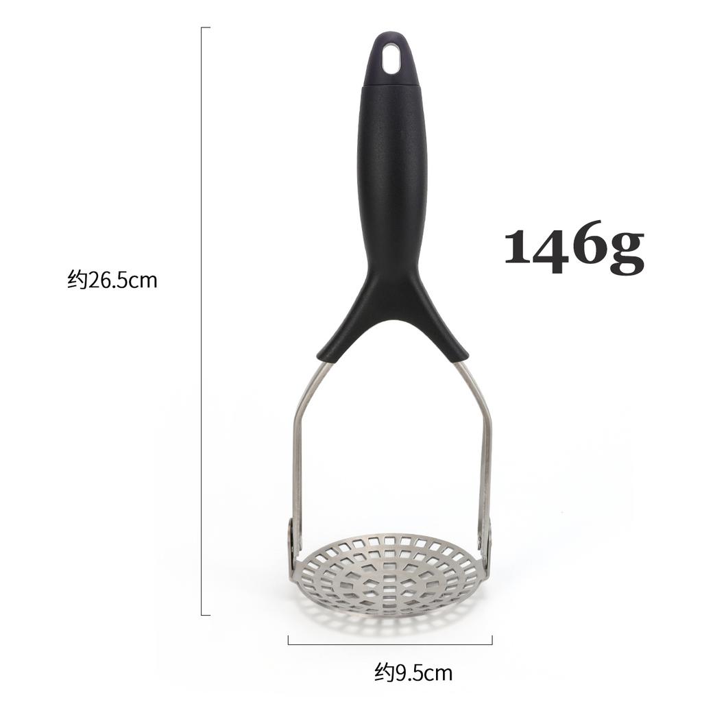 1pcs Stainless Steel Potato Masher Pumpkin Masher Kitchen Gadgets Baking Cooking Kitchen Utensils Folding Storage Silverware Tools