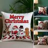 Christmas and Deer Cute Pillow Case Antidustmite Invisible Zipper Sofa Bed