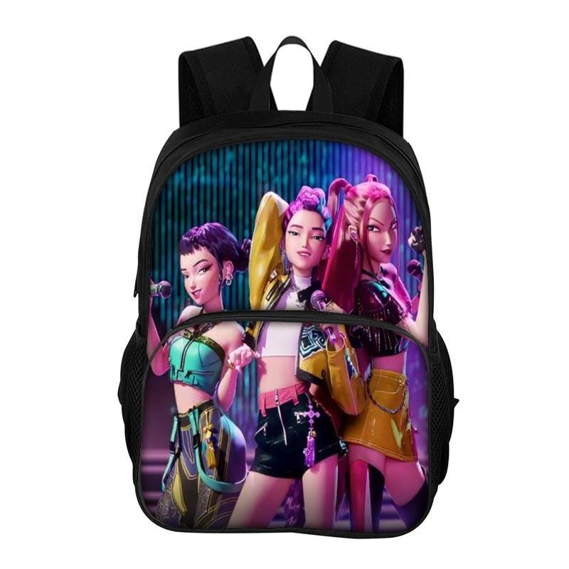 Hunter Witch Group Kpop Backpack With Breathable Polyester Durable Material For School Students