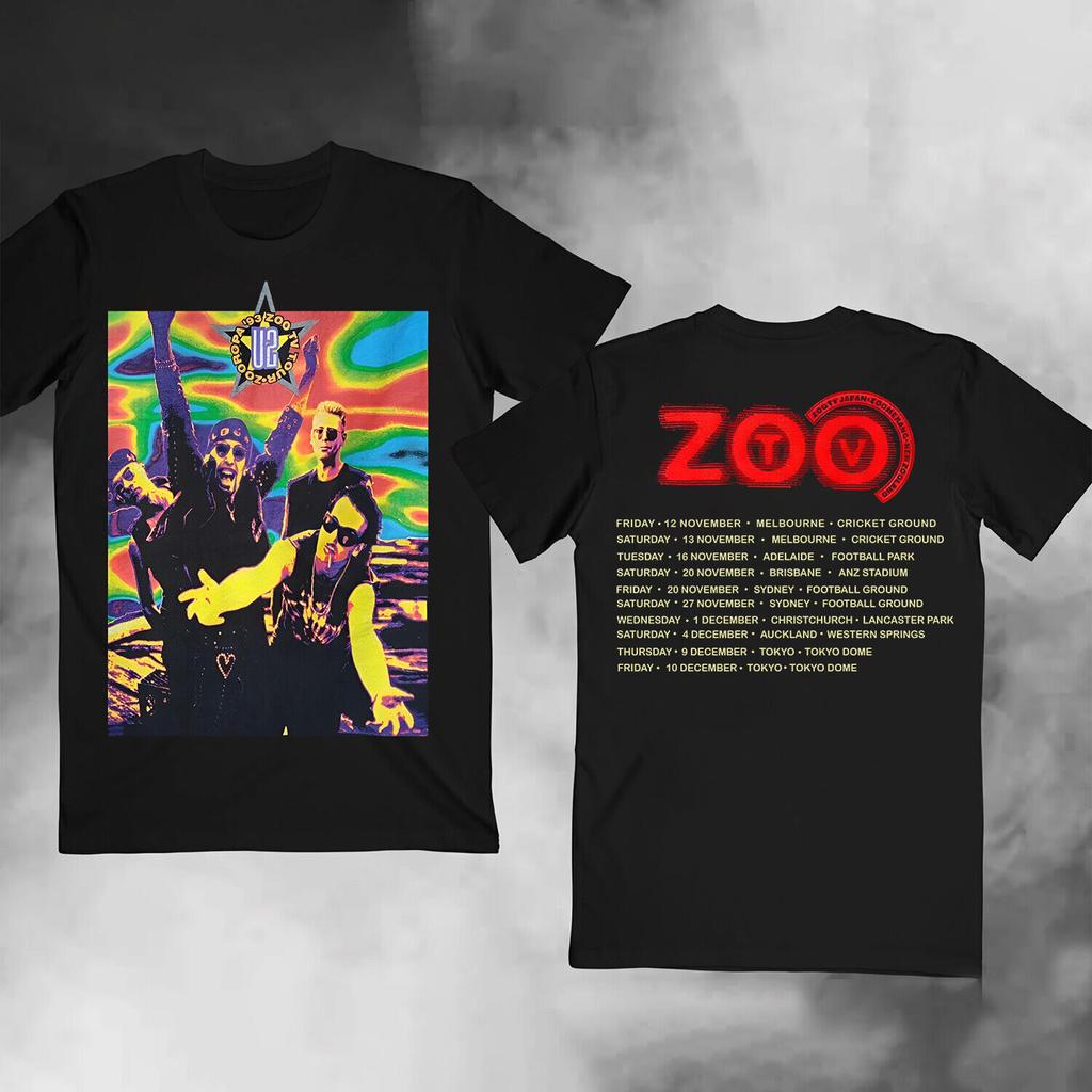 Tv Tour U2 Zoo 1993 T-Shirt XL Zooropa Tee Band Rara Etichettata Moda Concerto CD
