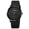 SKMEI 2050 Silm High Hardness Glass Quartz Wristwatch Men Waterproof Silica Gel Band Male Clock Reloj Hombre Men's Quartz Watch