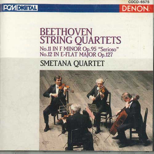 

CD BEETHOVEN - String Quartets Nos.11 / 12: Smetan COCO6575 COLUMBIA Japan Classical Used