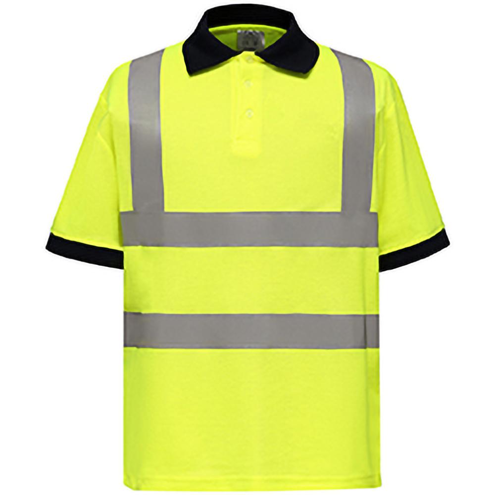 Yoko Hi-Vis Short Sleeve Polo Shirt / Mens Workwear