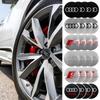 For Audi A4 4Pcs Car Wheel Hub Caps Auto Emblem Tyre Center Covers Accessories For Audi A1 A2 A3 A4 A5 A6 A7 A8 S Quyttro Sline RS Q2 Q3 TT