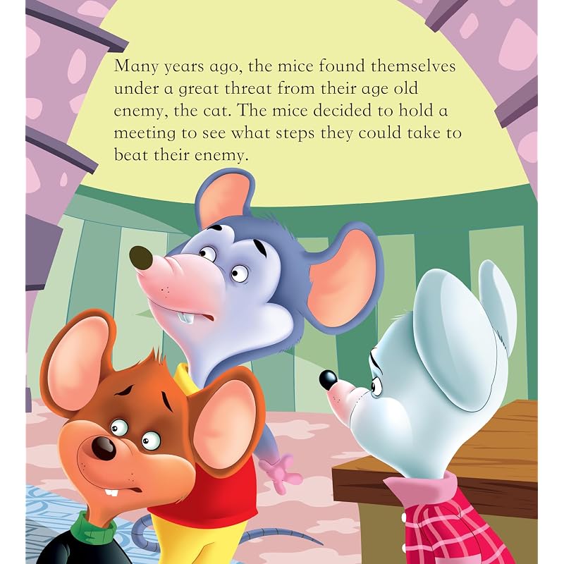 Aesops Fables: Belling the Cat (Aesops Fables for kids)