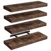 Vintage Wall Shelf for Living Room - Hanging Display Rack, Decorative Shelf for Bedroom Bookshelf
