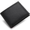 Carbon Fiber Men's Wallet: Fashionable Horizontal Zipper Coin Purse