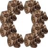 Satin Fungus Edge Hair Ring Female High-end Solid Color Scrunchie High Elastic Hair Accessories