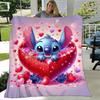 1pc Stitch Printing Blanket - Soft, All-Season Throw for Living Room, Bedroom,Travel