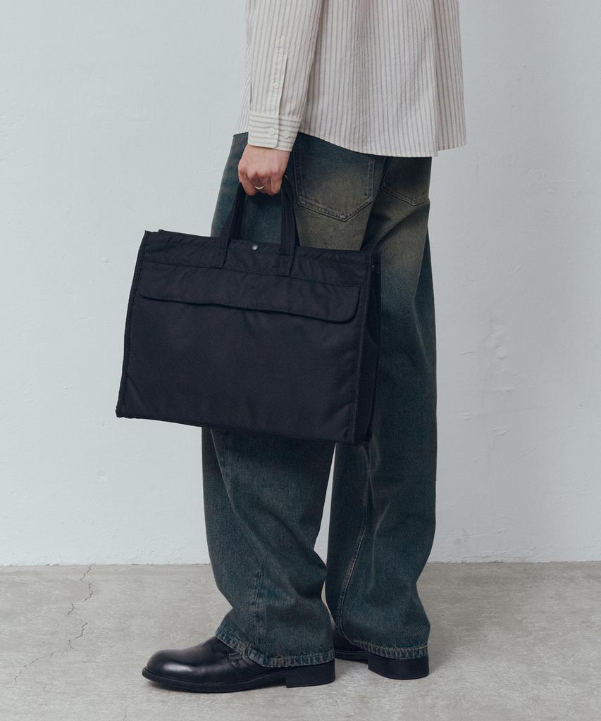 Mindbridge [Can Be Worn As A Crossbody Bag] Black Nylon Briefcase