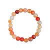 Bransoletka z prawdziwych, naturalnych kamieni karneolu