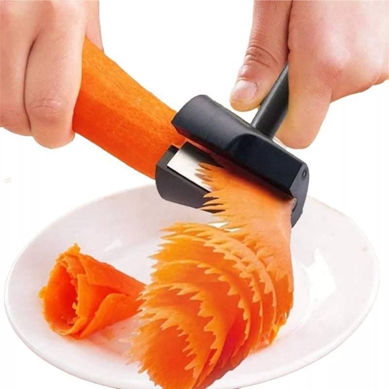 Versatile Spiral Funnel Slicer Multi-function Kitchen Peeler Decorative Cutter