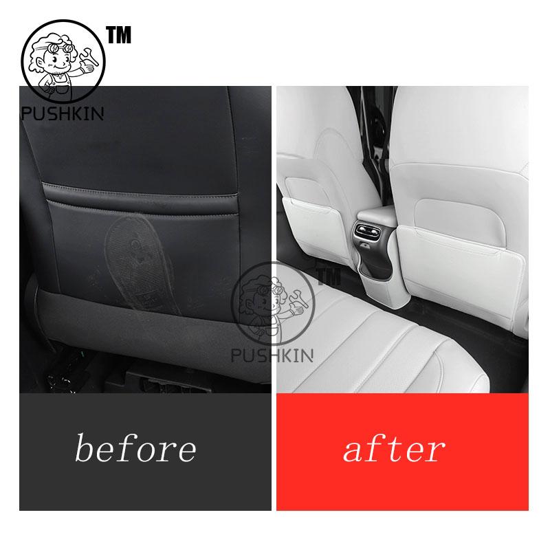 For GAC AION UT 2026 2025 2027 Car Leather Seat Kick Rear Seat Protection Mats Scratch & Dirt Resistant Auto Accessories