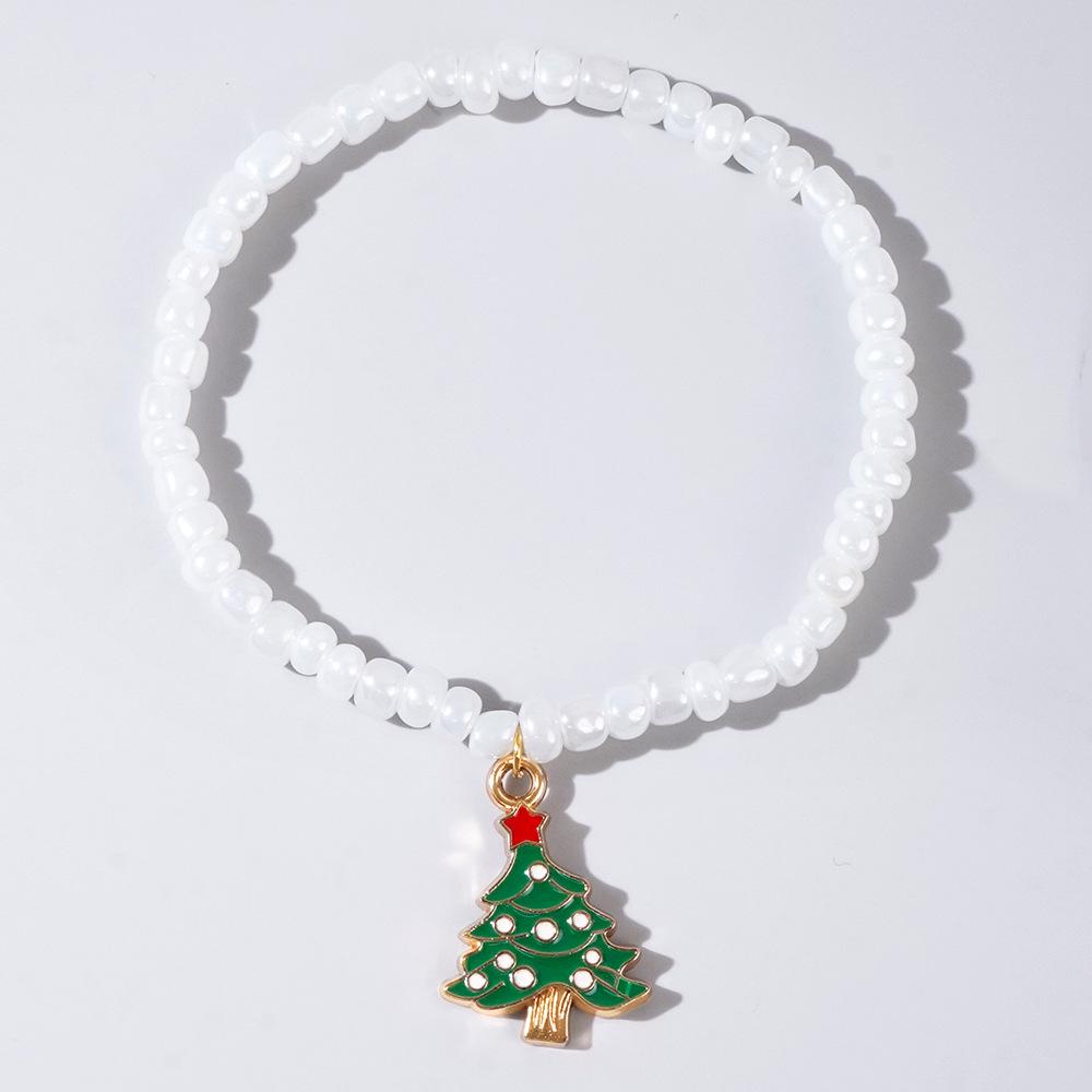 Limited Edition White Reindeer Bracelet - Festive & Versatile Holiday Jewelry