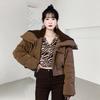 Clearance down jacket women's short Pinghu duck down thickened new winter women's fashion Xiaoxiangfeng jacket
