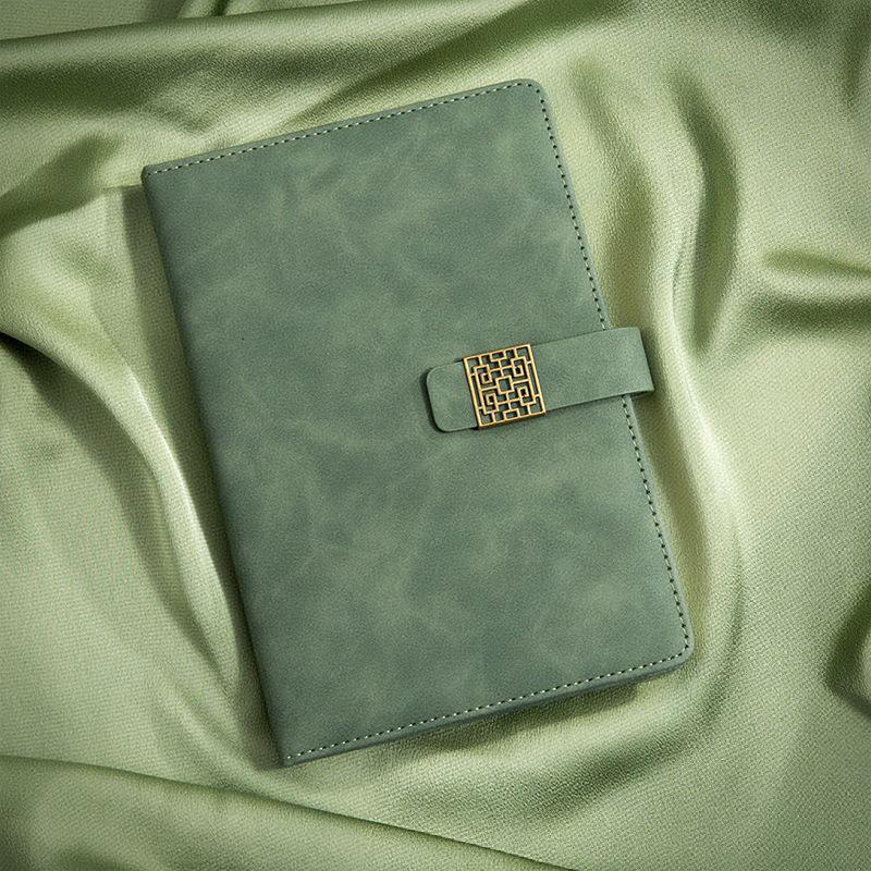 Verdickte Leder-Business-Schnallen-Notizbücher für Konferenzen und Tagebücher