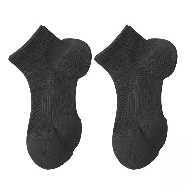 Running Sports Socks for Women, Shallow-mouthed Short Socks, Summer Short-leg Fitness Badminton, Thickened Towel Bottom Socks