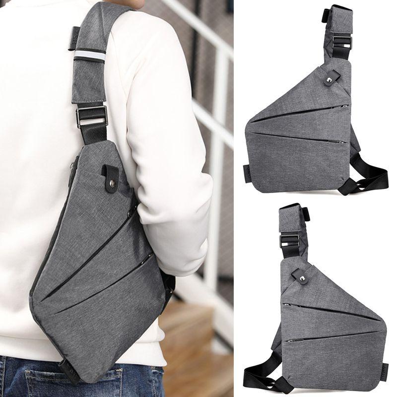 High-grade Oxford Cloth Crossbody Bag Ideal For Casual Business Or Travel With Adjustable Design