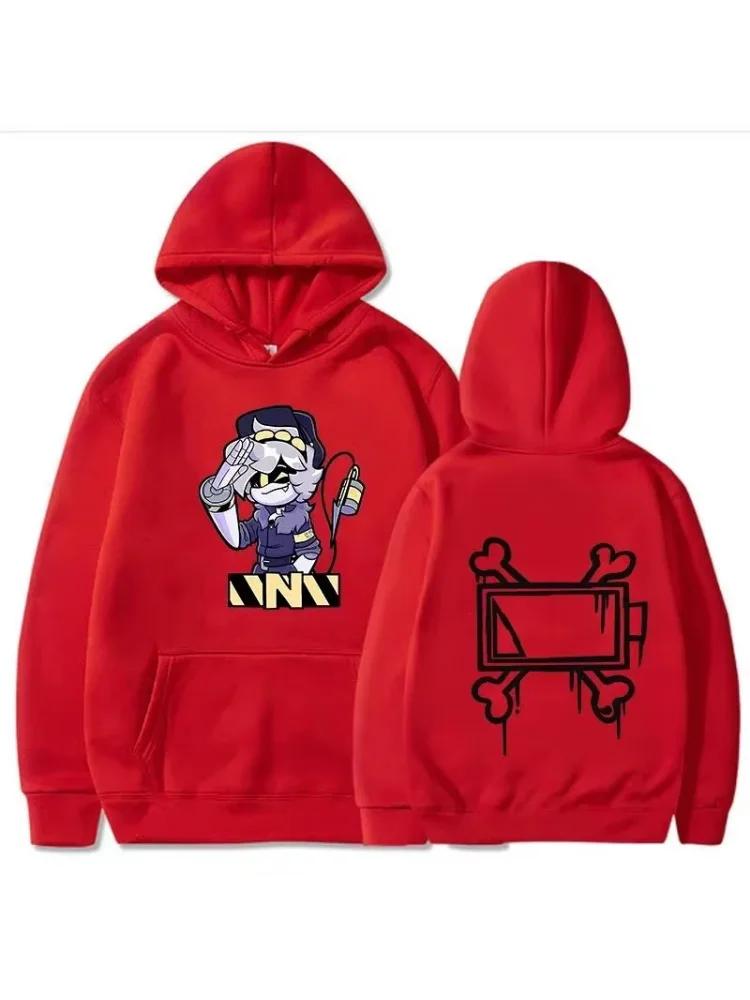 Murder Drone men s and women s hooded sweatshirts, fashionable clothing, hooded sweatshirts, Harajuku sweatshirts, cosplay jerse S