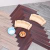Mini Wood Grain Floor Tile Dollhouse Assembly Toy