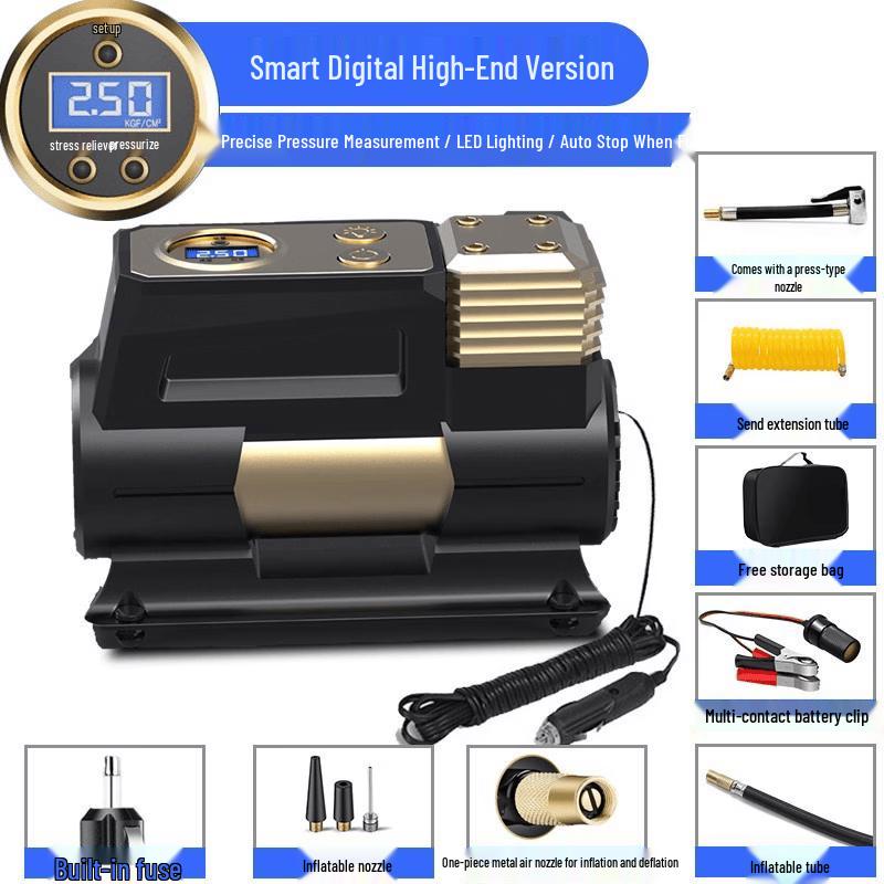 Yunduo Single Cylinder Smart Digital Car Tire Inflator