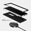Microrelief Carbon Fiber Phone Case for Samsung Galaxy Z Fold 7 Fold6 5 W25 W26 Alloy Lens TPU+PC Cover with Invisible Magnet