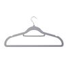 Household Flocking Garment Rack Anti-slip Garment Support Rackclothes Drying Store Shoulder Corner Traceless Hanging Wardrobe Storage