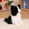 Border Collie Plush Toy - Standing & Lying Poses, Cute Dog Doll Gift