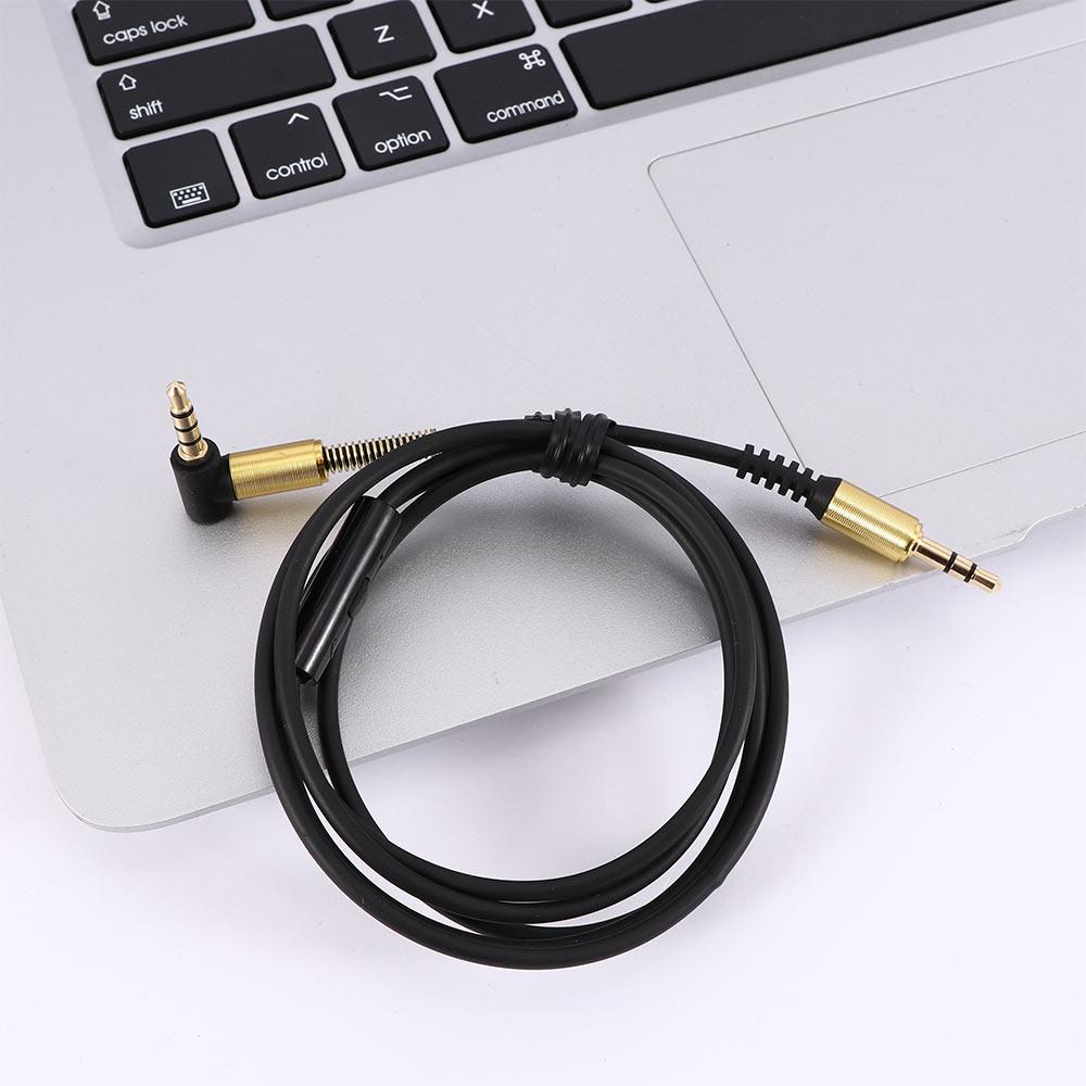 

Earphone Headset Male To Male Microphone Audio Cables Car Audio Cable Digital Cables Aux 3.5mm чорний