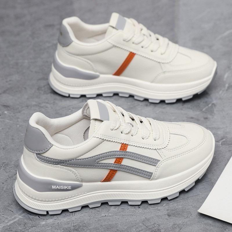 Fashion women's shoes, new versatile soft-soled student running Forrest Gump shoes casual shoes soft leather little white shoes