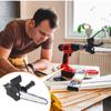 Wood Tools Electric Drill Conversion Electric Chain Saw Adapter Tool Home Portable Mini Chainsaw Woodworking Trimming/Cutting Tools 6-Inch