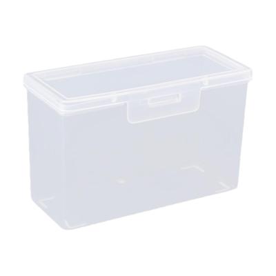 Plastic Clear Storage Box Storage Box Multipurpose For Game Card Rectangular Business Card Credit Card Business Card Holder