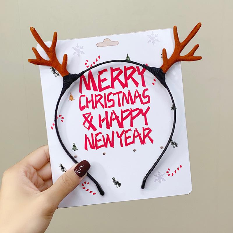 

Festive Reindeer Antler Headband with Bells for Kids & Adults - Cute Christmas Hair Accessory