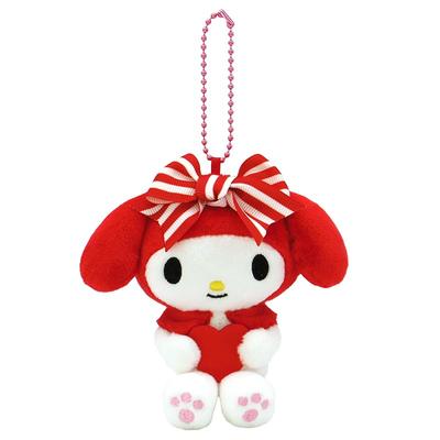 Nakajima Corporation My Melody Kuromi Mascot Collection My Melody Stripe 207982-25 H13 X W7.5 X D6cm
