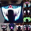 El Led Draad Halloween Pasen Rave Masker Lichtgevend Kostuum Masker Paas Decoraties