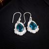 925 Sterling Silver Apatite Gemstone Ethnic Jewelry Earrings For Engagement Gift EE-41-12