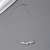 911 silver natural freshwater pearl necklace women's summer ins light luxury niche versatile simple collarbone chain accessories high sense