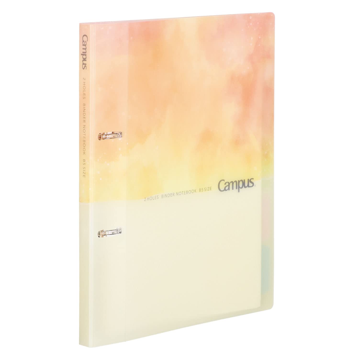 

KOKUYO Campus Loose Leaf Binder Limited B5 2 Holes Pastel Grade Yellow Ru-PP358-L3Y