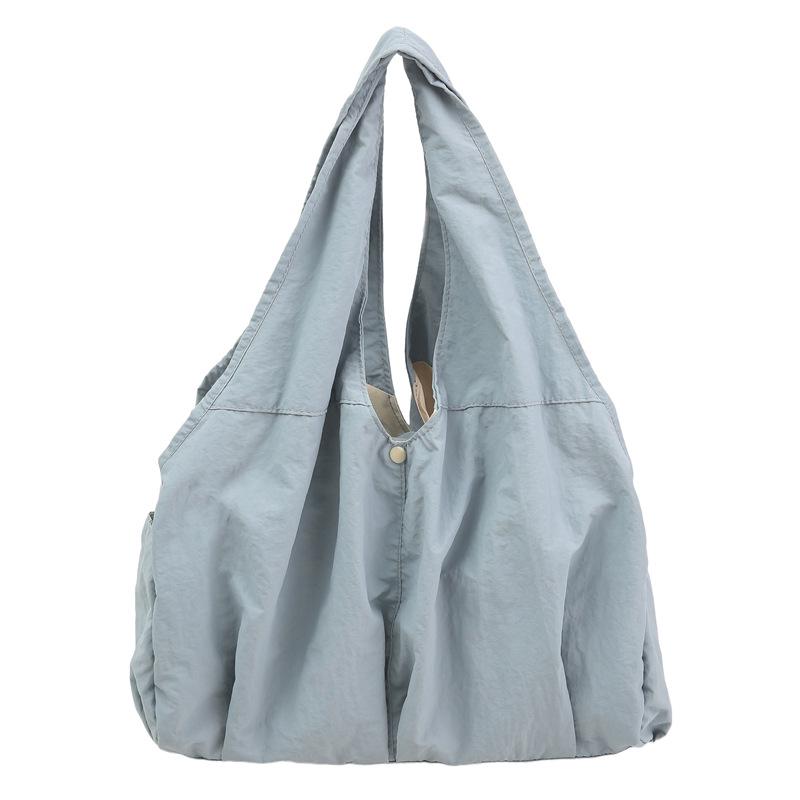 Women's Minimalist Multi-Pocket Tote - Large Capacity Cloth Handbag