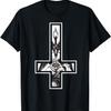 Baphomet Inverted Cross Occult Satanism Hail Satan T-Shirt